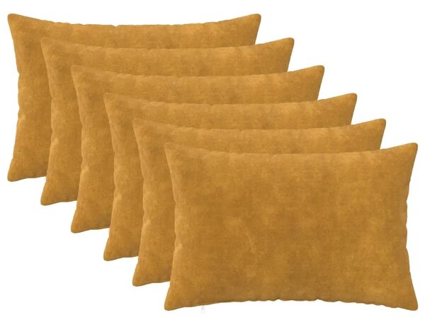 Presvlaka za jastuk 6 pcs HEERLEN Žuta 30 x 50 cm - Žuta 30 x 50 cm 6