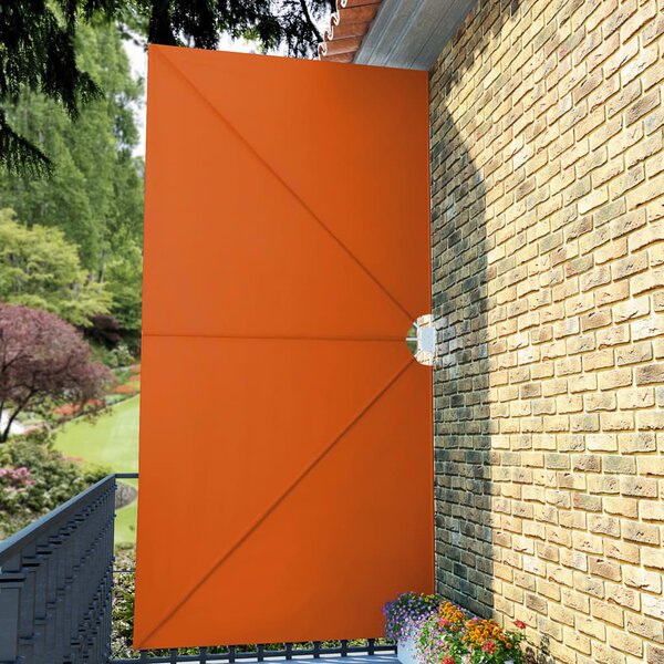 Sklopiva bočna tenda terakota 400 x 200 cm - Smeđa / 400 x 200 cm