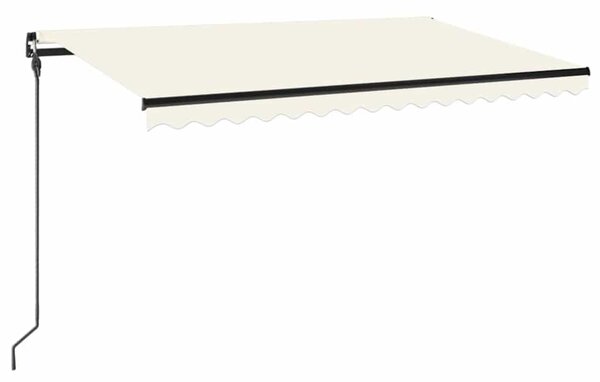 Tenda na ručno uvlačenje 450 x 300 cm krem - Krema / 450 x 300 cm