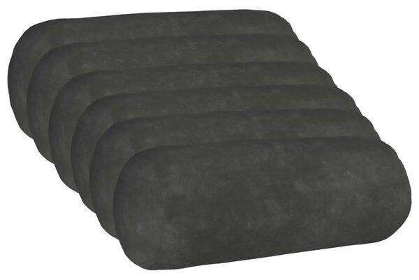 Presvlaka za jastuk 6 pcs HEERLEN Antracit Ø 15 x 40 cm - Antracit Ø 15 x 40 cm 6