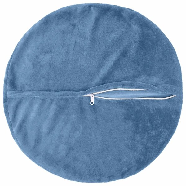 Presvlaka za jastuk 2 pcs HEERLEN Svjetloplava Ø 60 cm Flanel - Svjetloplava Ø 60 cm 2