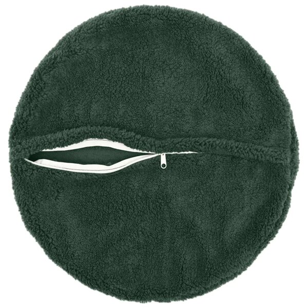 Presvlaka za jastuk 2 pcs HEERLEN Tamnozelena Ø 30 cm Bouclé - Tamnozelena Ø 30 cm 2