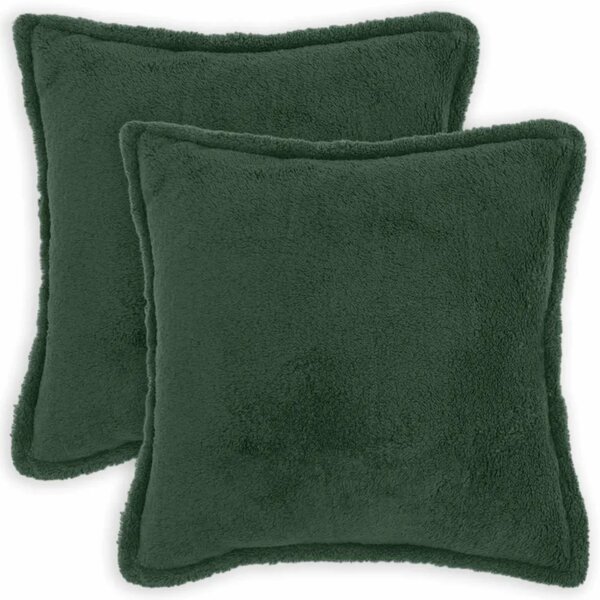 Presvlaka za jastuk 2 pcs HOUTEN Tamnozelena 60 x 60 cm Bouclé - Tamnozelena 60 x 60 cm 2