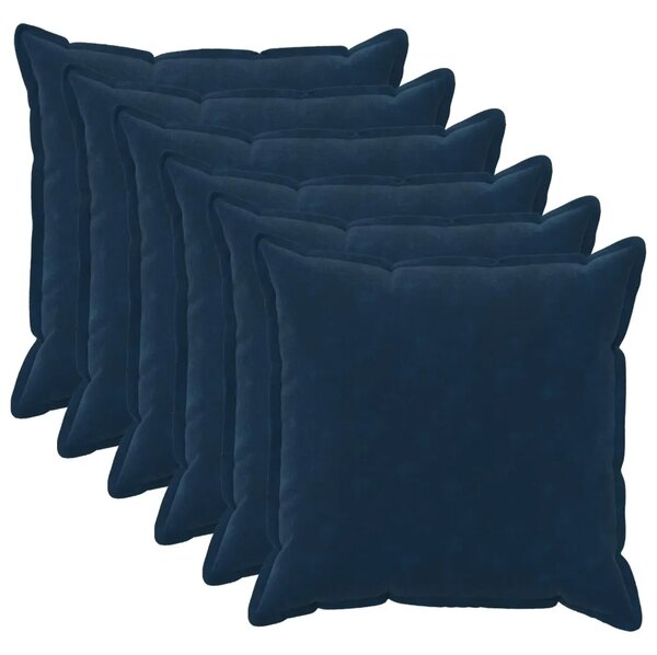Presvlaka za jastuk 6 pcs HOUTEN Plava 55 x 55 cm - Plava 55 x 55 cm 6
