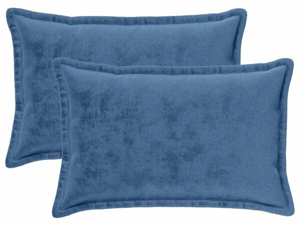 Presvlaka za jastuk 2 pcs HOUTEN Svjetloplava 50 x 80 cm Flanel - Svjetloplava 50 x 80 cm 2