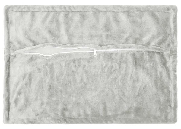 Presvlaka za jastuk 2 pcs HOUTEN Svjetlosiva 50 x 80 cm Flanel - Svjetlosiva 50 x 80 cm 2