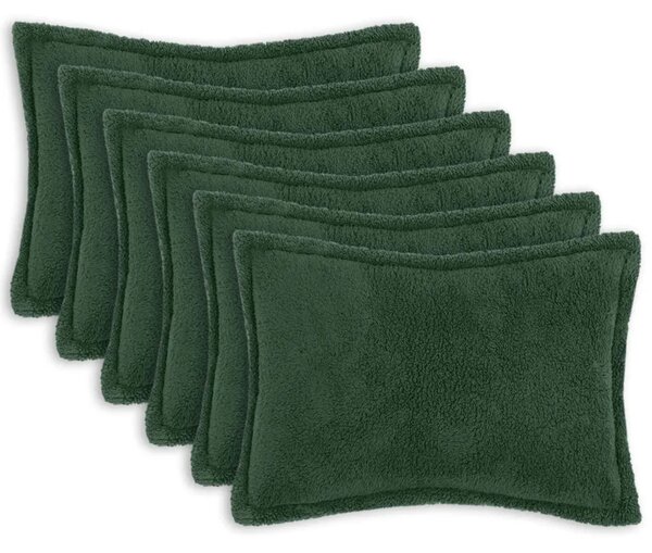 Presvlaka za jastuk 6 pcs HOUTEN Tamnozelena 40 x 60 cm Bouclé - Tamnozelena 40 x 60 cm 6