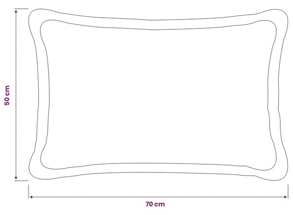 Presvlaka za jastuk 6 pcs HOUTEN Tamnosiva 50 x 70 cm Bouclé - Tamnosiva 50 x 70 cm 6