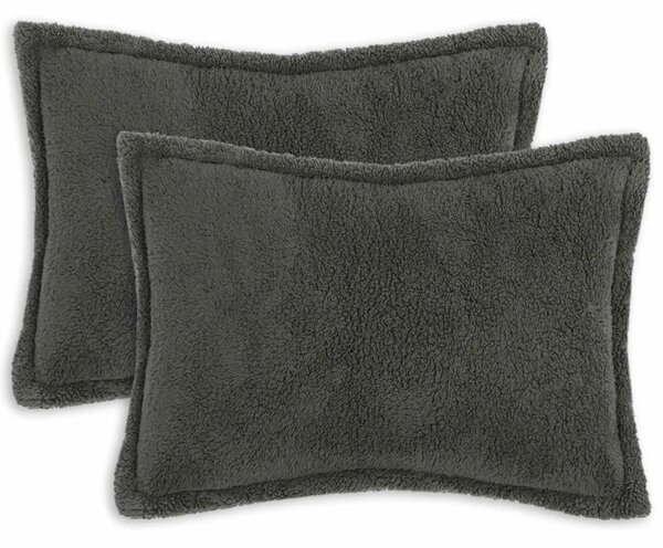 Presvlaka za jastuk 2 pcs HOUTEN Tamnosiva 50 x 80 cm Bouclé - Tamnosiva 50 x 80 cm 2
