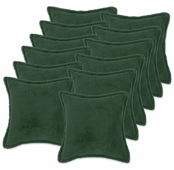 Presvlaka za jastuk 12 pcs HOUTEN Tamnozelena 50 x 50 cm Bouclé - Tamnozelena 50 x 50 cm 12