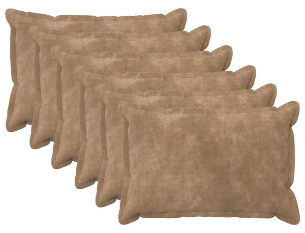 Presvlaka za jastuk 6 pcs HOUTEN Sivosmeđa 30 x 50 cm - Sivosmeđa 30 x 50 cm 6