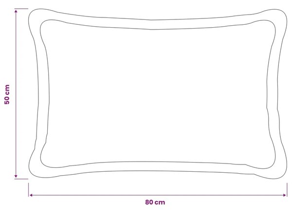 Presvlaka za jastuk 2 pcs HOUTEN Tamnosiva 50 x 80 cm Bouclé - Tamnosiva 50 x 80 cm 2