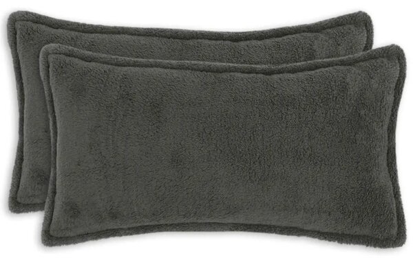 Presvlaka za jastuk 2 pcs HOUTEN Tamnosiva 40 x 70 cm Bouclé - Tamnosiva 40 x 70 cm 2