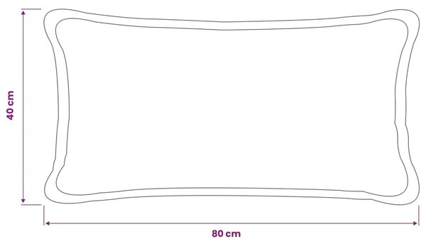 Presvlaka za jastuk 12 kom. HOUTEN Tamnosiva 40 x 80 cm Bouclé - Tamnosiva 40 x 80 cm 12