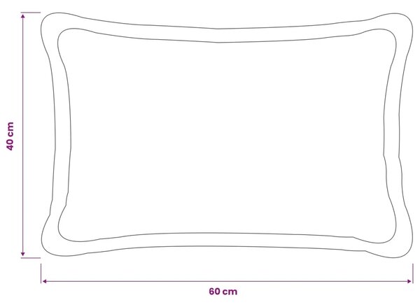 Presvlaka za jastuk 6 pcs HOUTEN Tamnozelena 40 x 60 cm Bouclé - Tamnozelena 40 x 60 cm 6