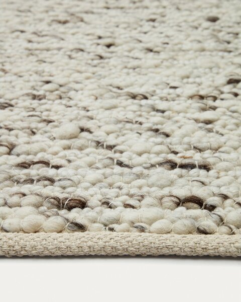 Krem vunen tepih 200x300 cm Manilva – Kave Home