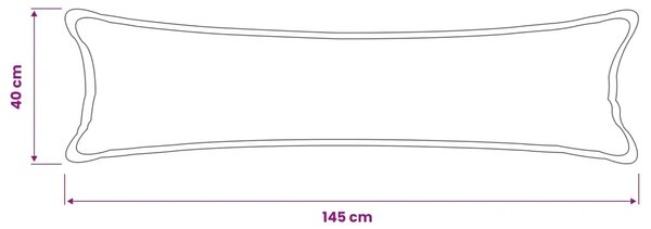 Presvlaka za jastuk 2 pcs HOUTEN Tamnozelena 40 x 145 cm Bouclé - Tamnozelena 40 x 145 cm 2
