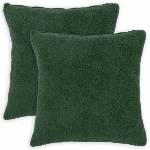 Presvlaka za jastuk 2 pcs HEERLEN Tamnozelena 70 x 70 cm Bouclé - Tamnozelena 70 x 70 cm 2