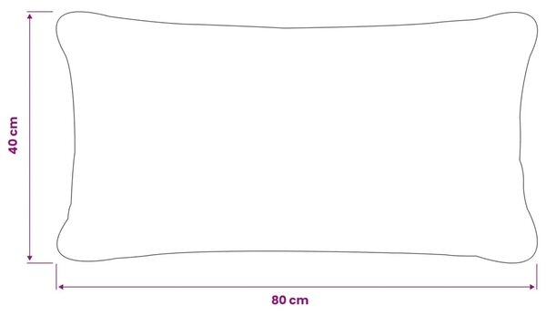Presvlaka za jastuk 12 pcs HEERLEN Tamnosiva 40 x 80 cm Bouclé - Tamnosiva 40 x 80 cm 12