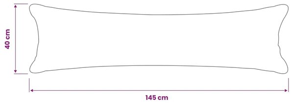 Presvlaka za jastuk 2 pcs HEERLEN Tamnosiva 40 x 145 cm Bouclé - Tamnosiva 40 x 145 cm 2