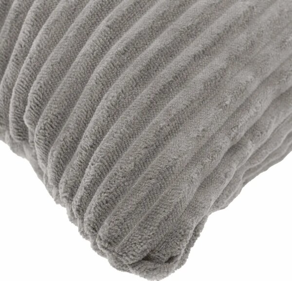 Presvlaka za jastuk 6 pcs HEERLEN Svjetlosiva 30 x 50 cm Kord - Svjetlosiva 30 x 50 cm 6
