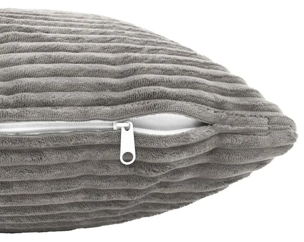Presvlaka za jastuk 6 pcs HEERLEN Svjetlosiva 30 x 50 cm Kord - Svjetlosiva 30 x 50 cm 6