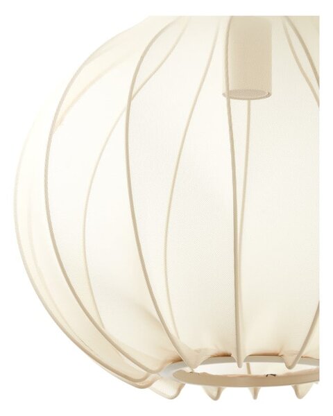 Bež viseća svjetiljka s tekstilnim sjenilom ø 39 cm Elati – Light & Living