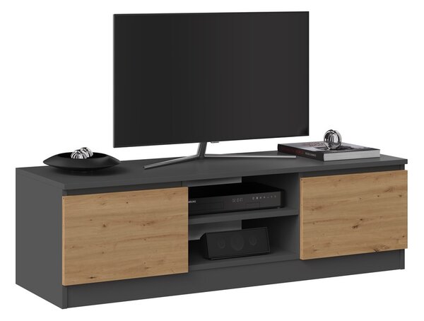 TV ormarić Musecalo 120 (antracit + hrast artisan)