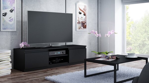 TV ormarić Musecalo 120 (crna mat)