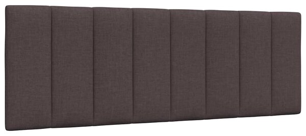 Krevet s madracem Hanko tamnosmeđi 120 x 200 cm od tkanine - Smeđa / 120 x 200 cm