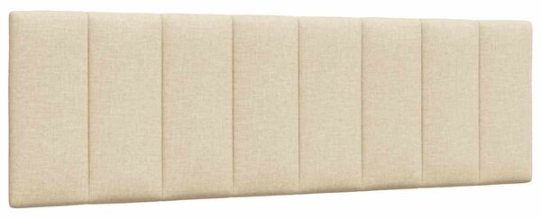 Krevet s madracem Hanko krem 160x200 cm od tkanine - Krema / 160 x 200 cm