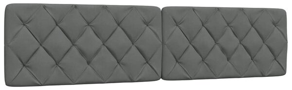 Okvir kreveta s LED-om bez madraca 200x200 cm od tkanine - Siva / 200 x 200 cm