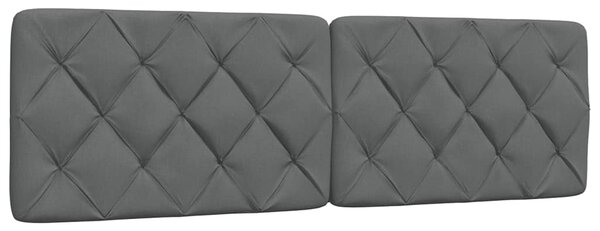 Krevet s madrac svjetlosivi 160x200cm tkanina - Siva / 160 x 200 cm