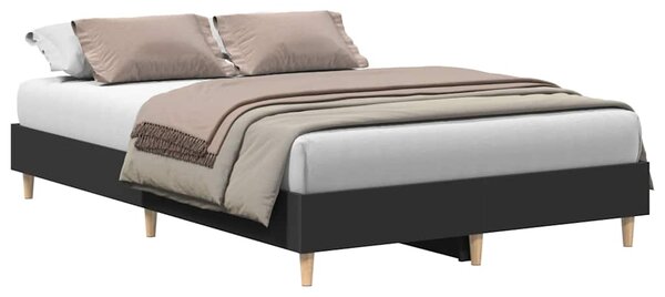 Okvir kreveta bez madraca crni 135x190 cmkonstruirano drvo - Crna / 135 x 190 cm