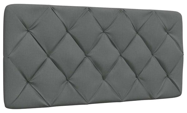 Krevet s madracem tamnosivi 100 x 200 cm od tkanine - Siva / 100 x 200 cm