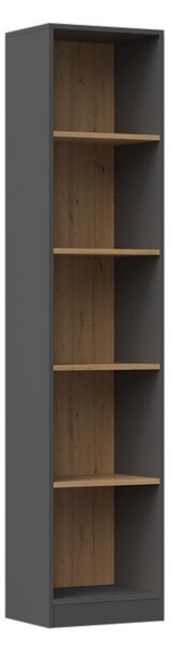 Zondo.hr Regal Refarencios 2 (antracit + hrast artisan). Akcija -19%. 1132612