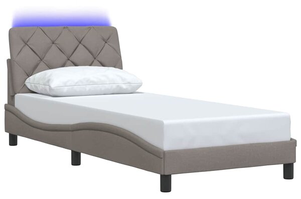 Okvir kreveta s LED-om bez madraca 90x200cm tkanine - Tupe / 90 x 200 cm