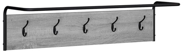 Vješalica za kapute Zidne Siva Sonoma 100 x 30 x 25 cm - Siva Sonoma 100 x 30 x 25 cm