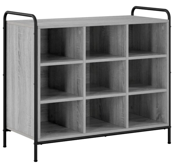 Ormar za cipele 85 x 39 5 x 75 cm Konstruirano drvo Siva Sonoma - Siva Sonoma