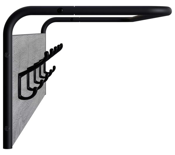 Vješalica za kapute Zidne Siva Sonoma 100 x 30 x 25 cm - Siva Sonoma 100 x 30 x 25 cm