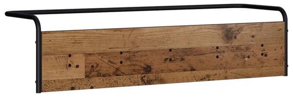 Vješalica za kapute Zidne Staro drvo 100 x 30 x 25 cm - Staro drvo 100 x 30 x 25 cm