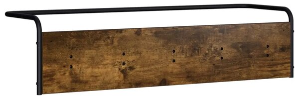 Vješalica za kapute Zidne Dimljeni hrast 100 x 30 x 25 cm - Dimljeni hrast 100 x 30 x 25 cm