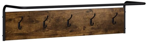 Vješalica za kapute Zidne Dimljeni hrast 100 x 30 x 25 cm - Dimljeni hrast 100 x 30 x 25 cm