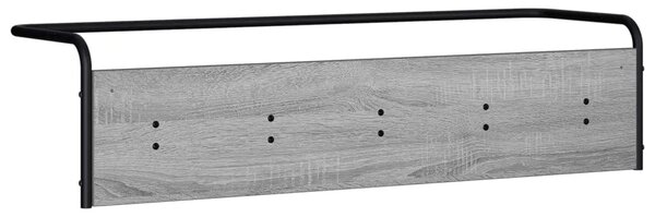 Vješalica za kapute Zidne Siva Sonoma 100 x 30 x 25 cm - Siva Sonoma 100 x 30 x 25 cm