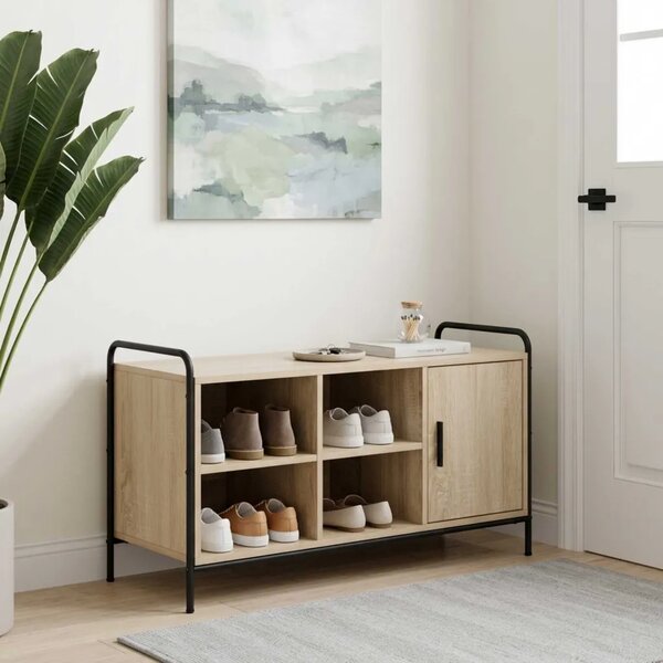 Ormar za cipele 100 x 39 5 x 55 5 cm Konstruirano drvo - Hrast sonoma
