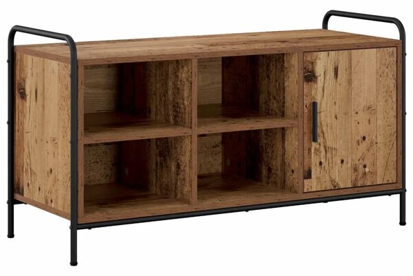 Ormar za cipele 100 x 39 5 x 55 5 cm Konstruirano drvo - Staro drvo