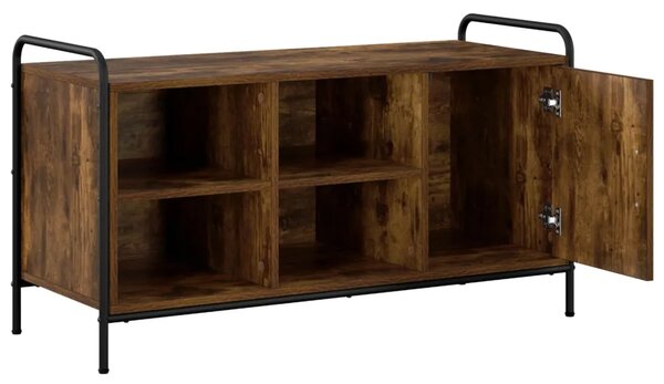 Ormar za cipele 100 x 39 5 x 55 5 cm Konstruirano drvo - Dimljeni hrast
