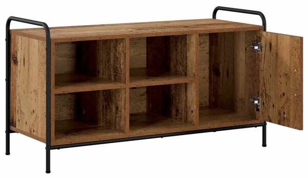 Ormar za cipele 100 x 39 5 x 55 5 cm Konstruirano drvo - Staro drvo