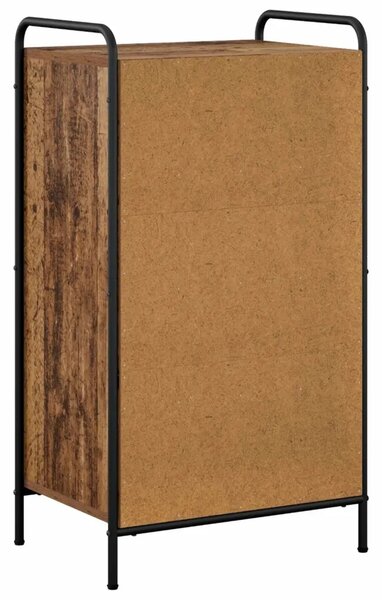 Ormar za cipele 51 x 36 5 x 93 cm Konstruirano drvo Staro drvo - Staro drvo 51 x 36 5 x 93 cm 4 police bez vrata