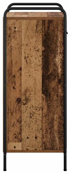 Ormar za cipele 51 x 36 5 x 93 cm Konstruirano drvo Staro drvo - Staro drvo 51 x 36 5 x 93 cm 1 ladica i 3 police